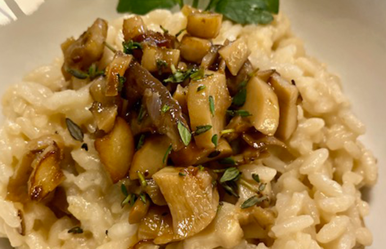 Wild Mushroom and Goat Cheese Risotto Stag’s Leap Wine Cellars