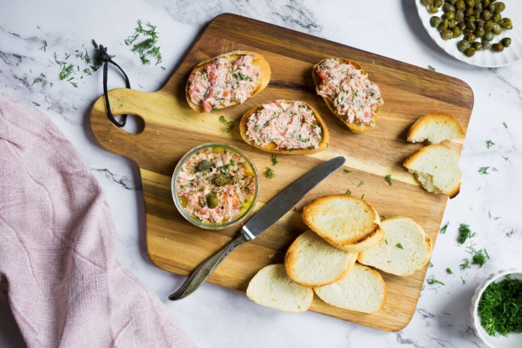 Smoked salmon Rillettes